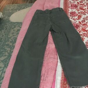 zara girls green cargo jeans